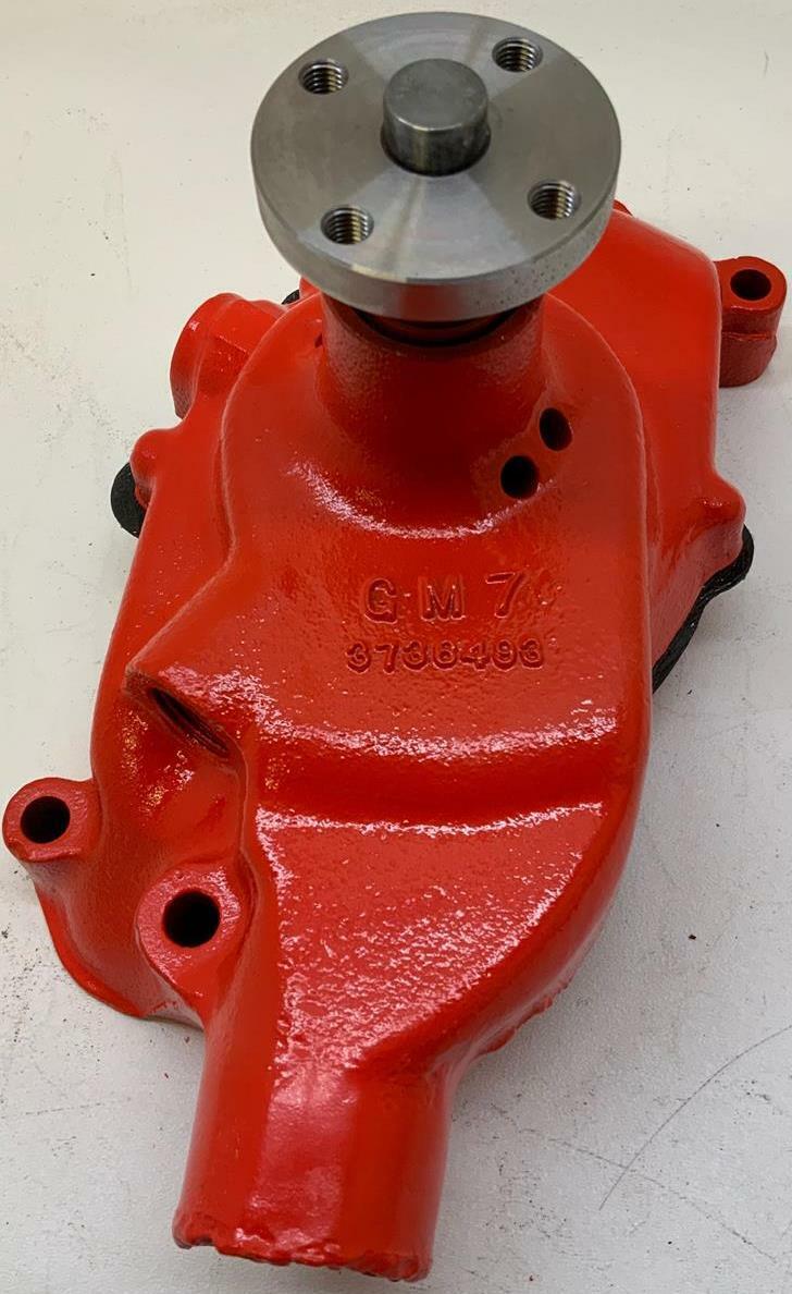 Automotive Water Pump - Restored 1955-57 Chevrolet Truck water pump 3736493 1/2" top outlet w auto trans - Marvelous Parts